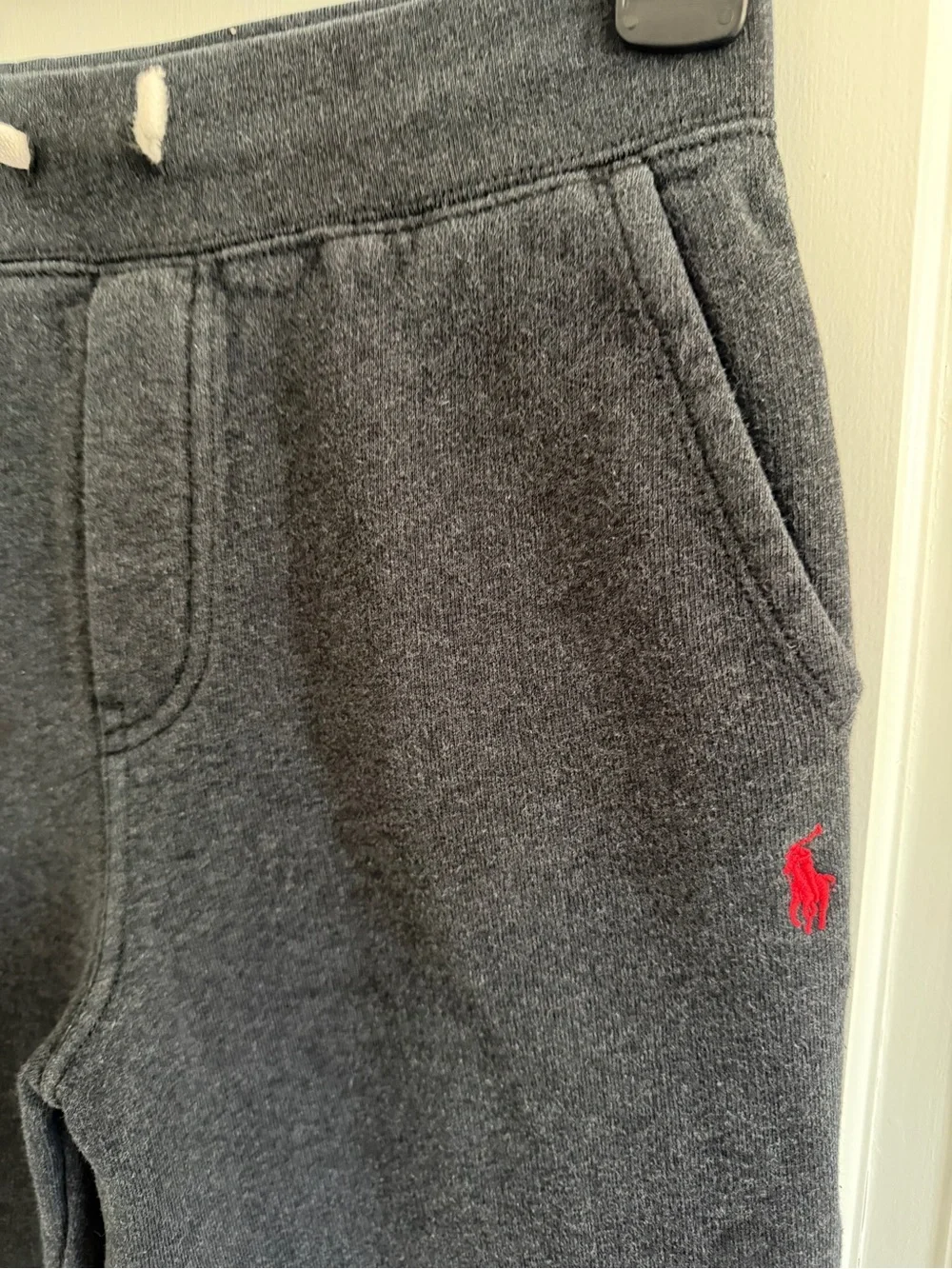 Polo Ralph Lauren Kids Charcoal Gray Jogger Sweatpants